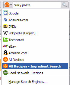 ingredient search