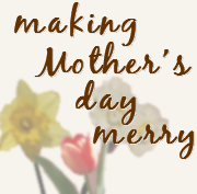 making mothers day merry badge