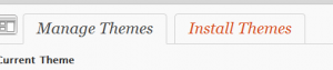 install themes tab
