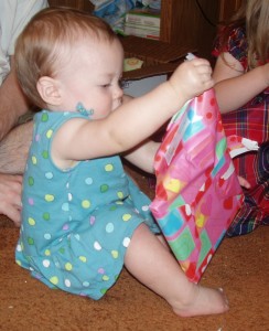 rachel opening presents